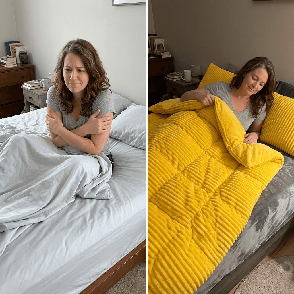 Your Sheets Are Stealing Your Heat. Velvet Keeps It.