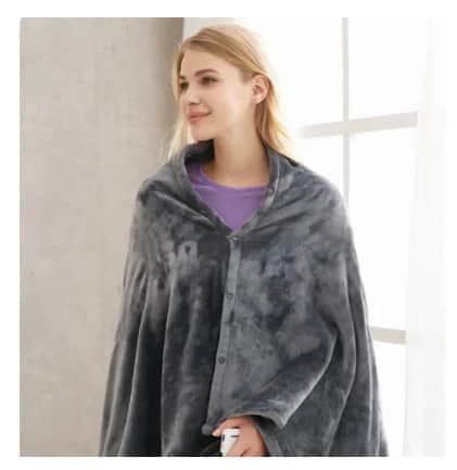 The Glowhearth Heated Shawl Throw