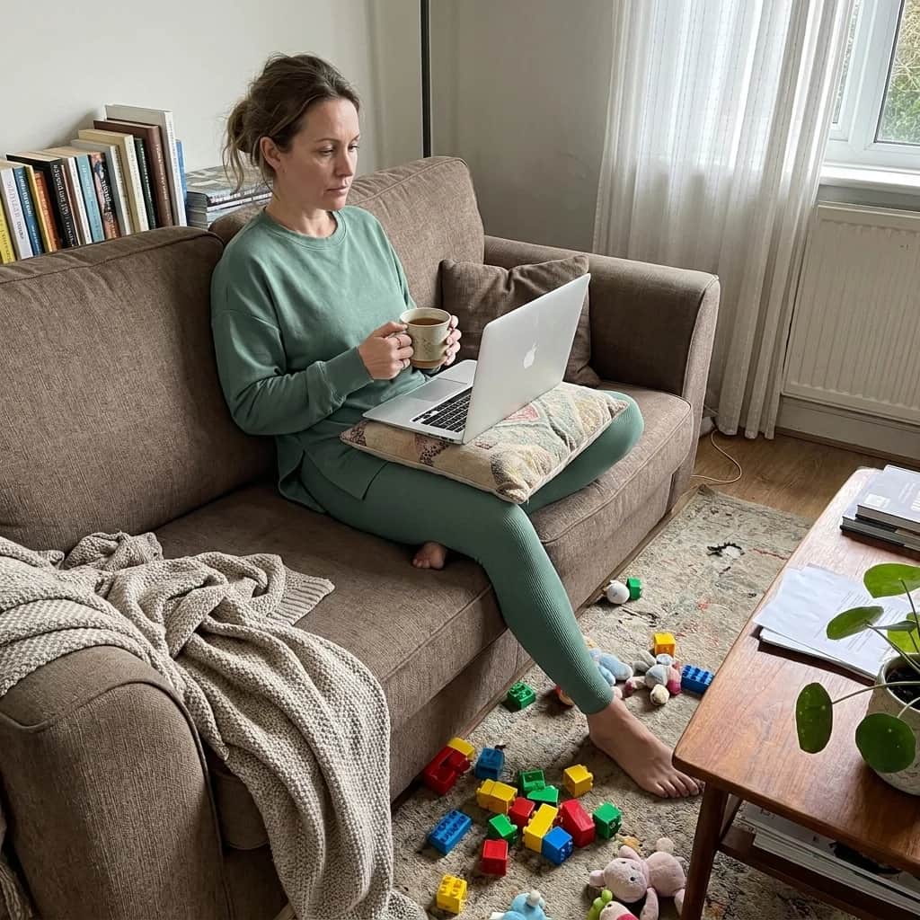 Drift loungesæt med slids
