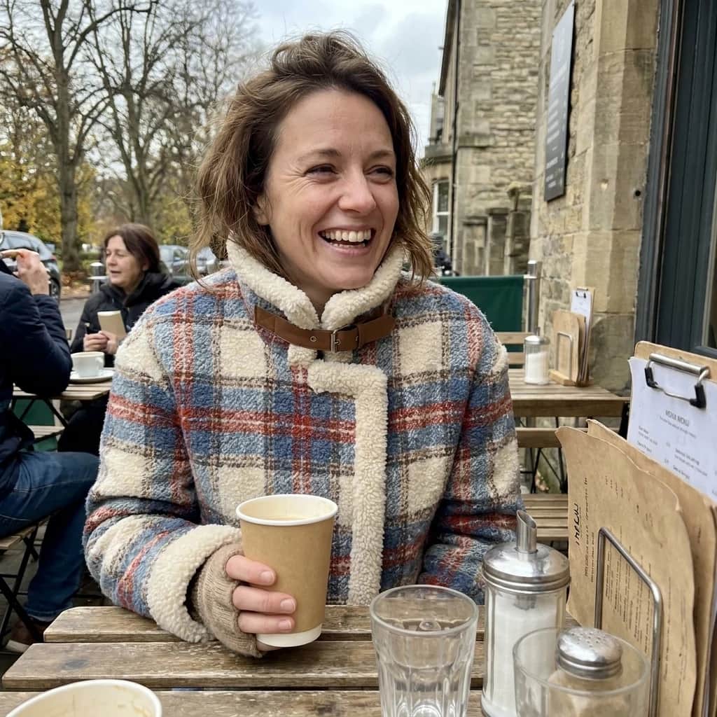 The Hearthplaid Stand-Collar Coat